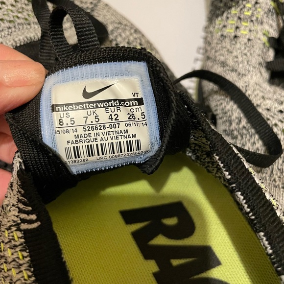 Nike Flyknit Racers - Neon Green/Multicolor - Picture 4 of 4